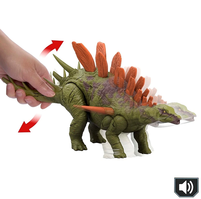 Jurassic World Chaos Theory Wild Roar Dinosaur Action Figure Toys, Strike Attack & Sound Assorted – One Variation Chosen at Random