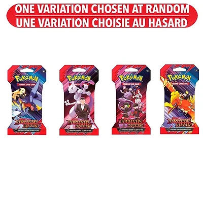 Pokémon - Trading Card Game: Scarlet & Violet Destined Rivals Sleeved Booster (Français) – Une variation choisie au hasard