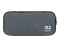 PowerA Slim Case for Nintendo Switch 2 - Dark Heather Grey 
