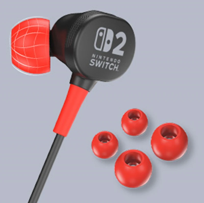 Écouteurs filaires PowerA pour Nintendo Switch 2 - Noir 
