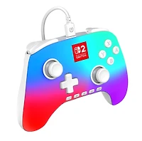 PowerA Advantage Wired Controller for Nintendo Switch 2 with Lumectra - White 