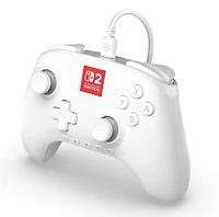 PowerA Advantage Wired Controller for Nintendo Switch 2 with Lumectra - White 