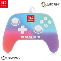 PowerA Advantage Wired Controller for Nintendo Switch 2 with Lumectra - White 