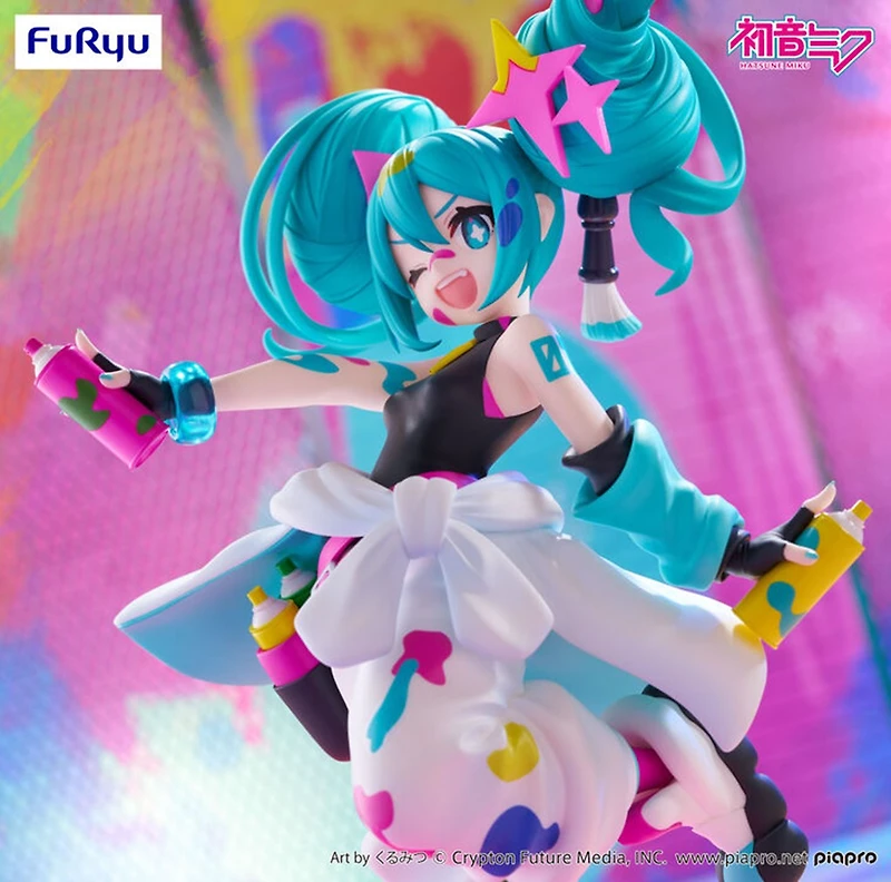 Hatsune Miku - Hatsune Miku Trio-Try-iT Prize Figure (Paint Girl Ver.)