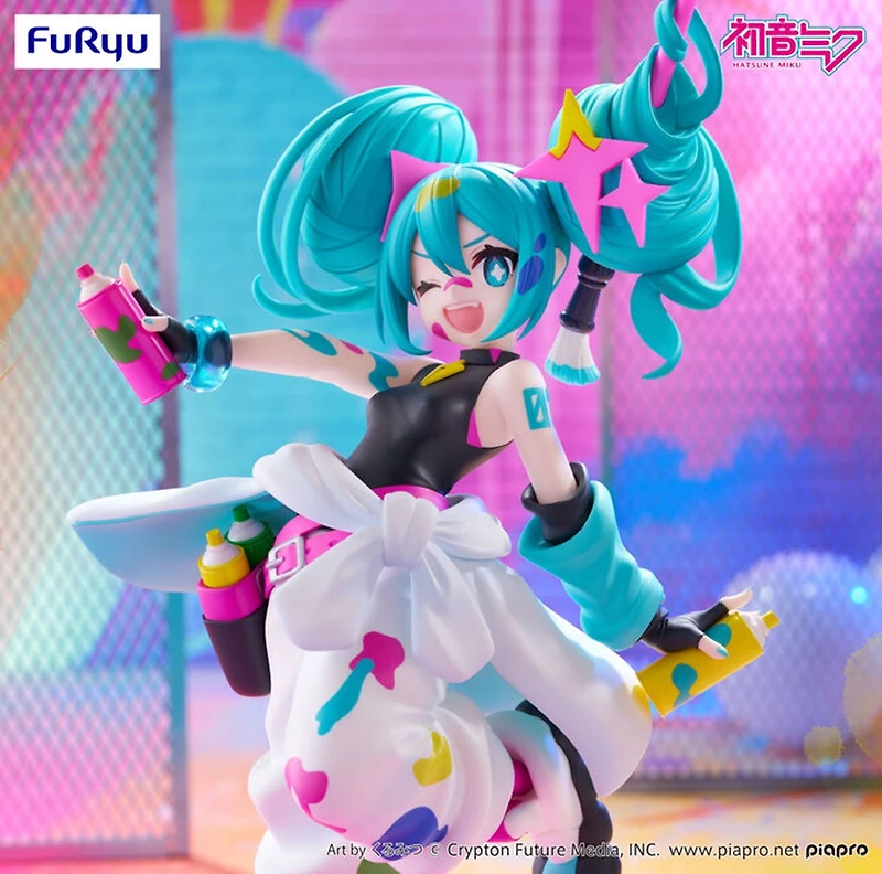Hatsune Miku - Hatsune Miku Trio-Try-iT Prize Figure (Paint Girl Ver.)