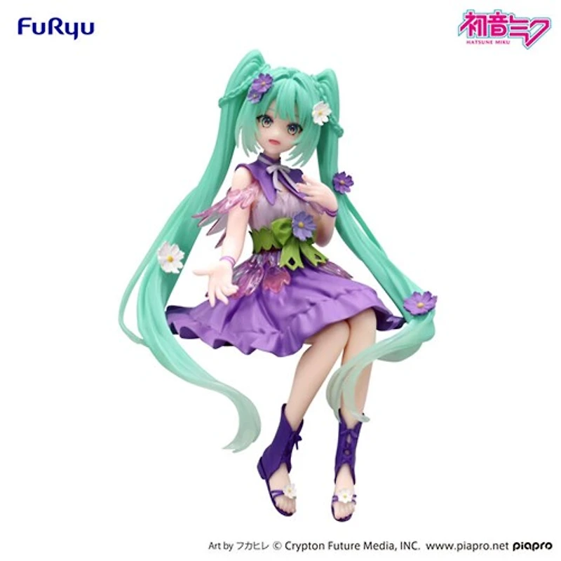 Hatsune Miku - Hatsune Miku Noodle Stopper Prize Figure (Flower Fairy Cosmos Purple Ver.) 