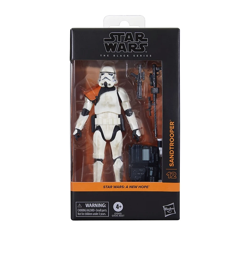 Star Wars The Black Series Sandtrooper, Star Wars: A New Hope Collectible Action Figure (6”) 
