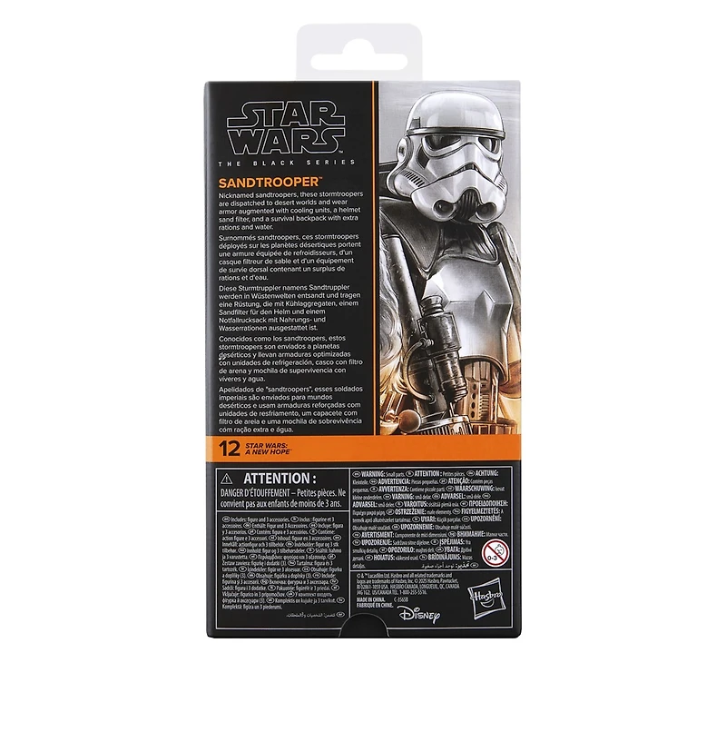 Star Wars The Black Series Sandtrooper, Star Wars: A New Hope Collectible Action Figure (6”) 