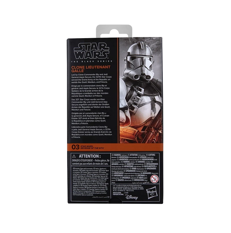 Star Wars The Black Series Clone Lieutenant Galle 