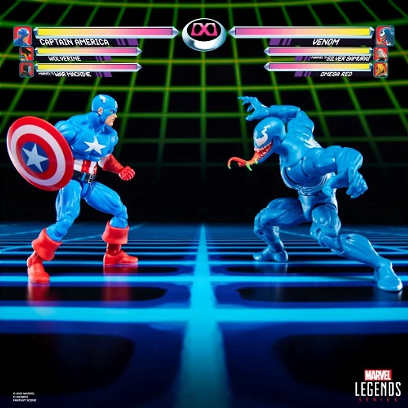 Marvel Legends Series Gamerverse Captain America vs Venom 