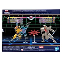 Marvel Legends Series Gamerverse Wolverine vs Marvel's Silver Samurai 6-Inch Action Figures 
