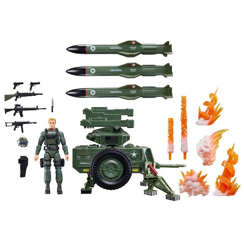 G.I. Joe Classified Series #182, Clayton “Hawk” Abernathy with M.M.S. (Mobile Missile System) 