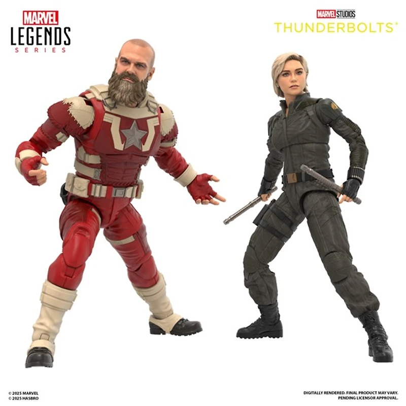 Marvel Legends Series Yelena Belova and Red Guardian 