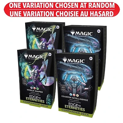 Magic the Gathering Edge of Eternities Commander Deck Assorted (French) – One Variation Chosen at Random