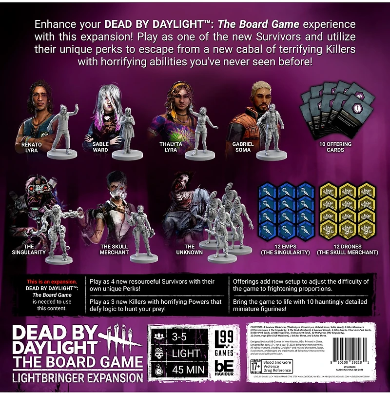 Dead by Daylight: The Board Game: Lightbringer Expansion 