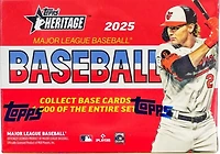 2025 Topps Heritage Baseball 8-Pack Value Box