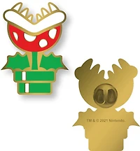 Super Mario Bros: Piranha Gold Lapel Pin