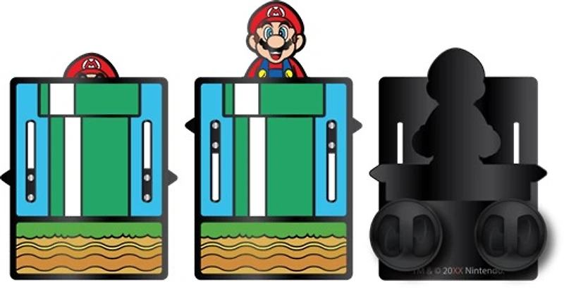 Super Mario Bros Sliding Mario Pin