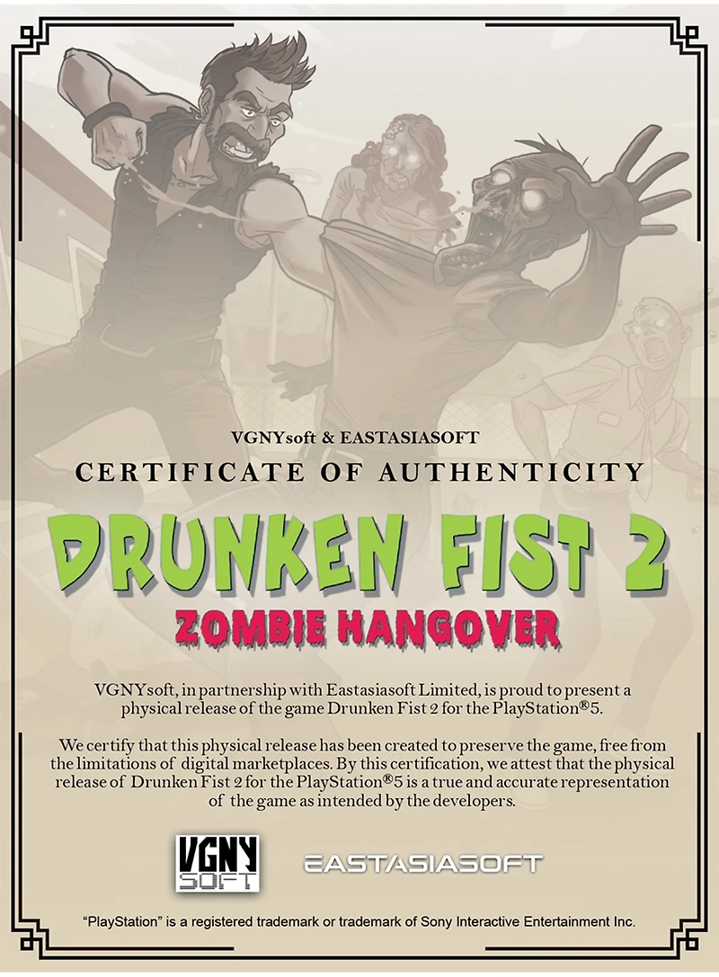 Drunken Fist 2: Zombie Hangover
