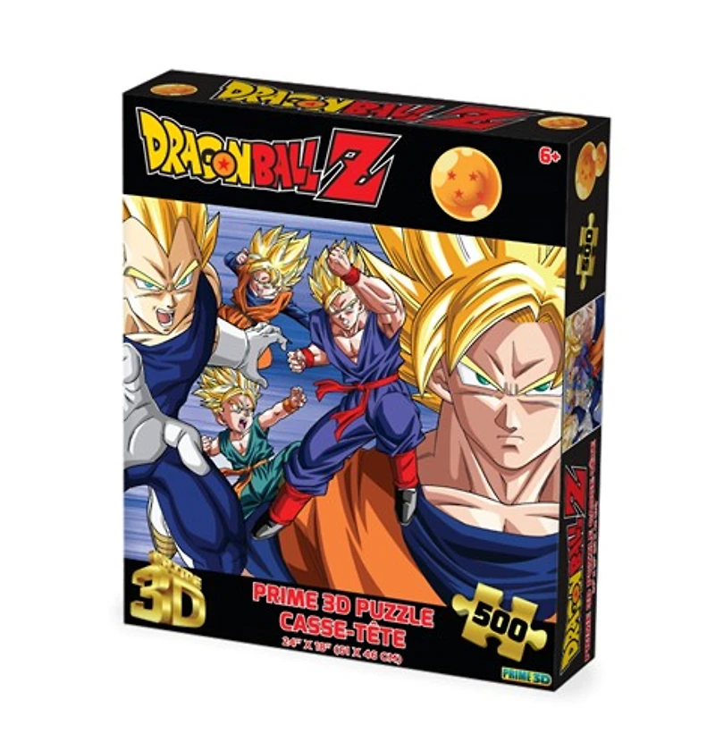 Dragon Ball Z Prime 3D 500 Piece Puzzle 