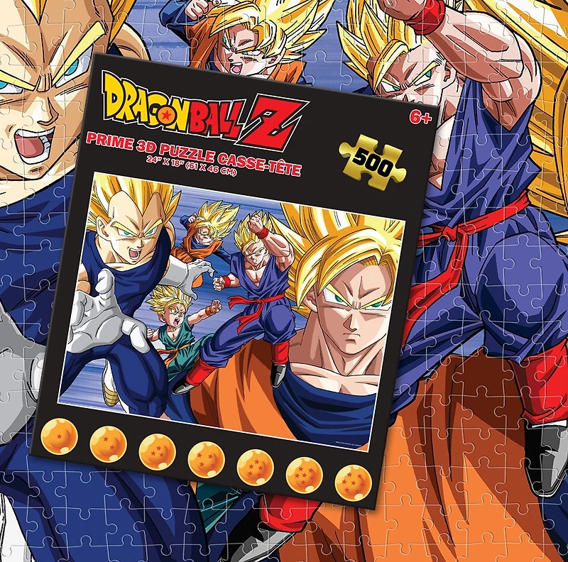 Dragon Ball Z Prime 3D 500 Piece Puzzle 