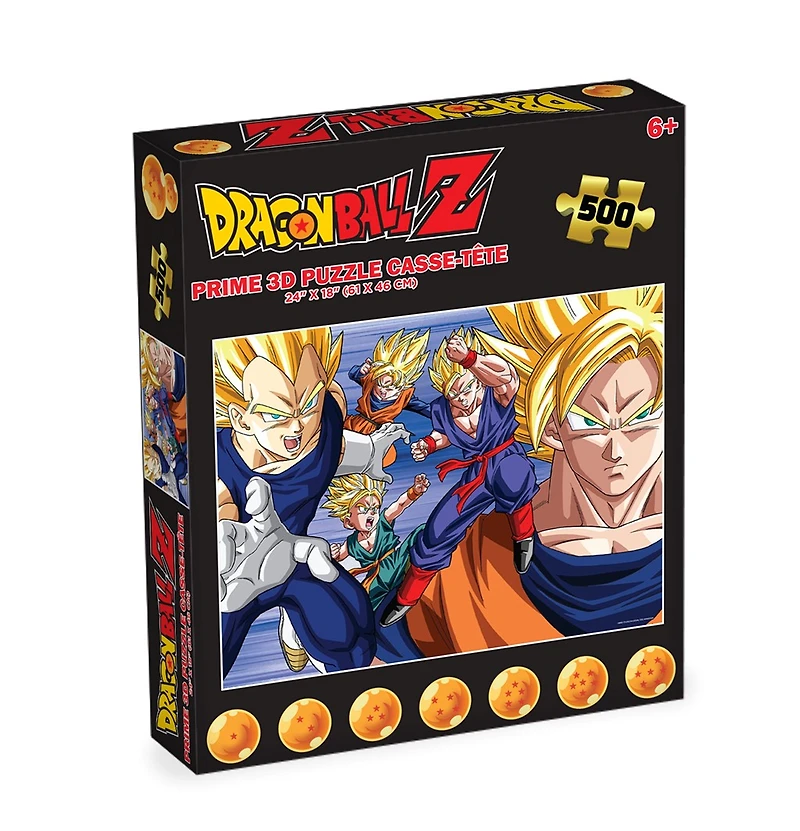 Dragon Ball Z Prime 3D 500 Piece Puzzle 