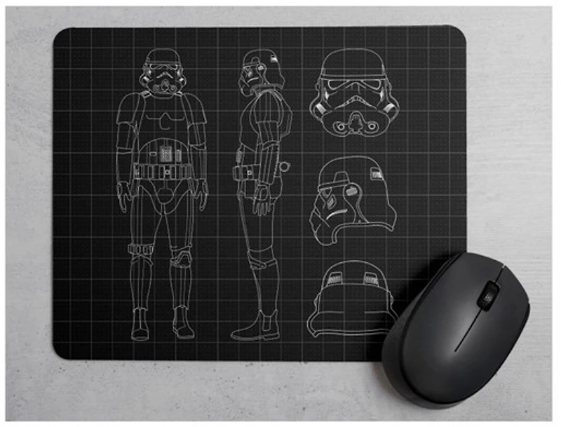 Star Wars: Tapis de souris Trooper Blueprint