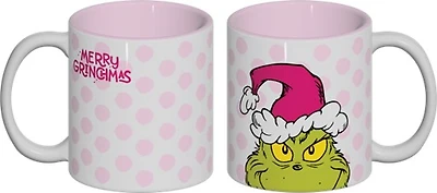 How the Grinch Stole Christmas Pink and White Mug 