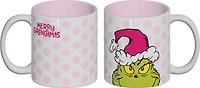 How the Grinch Stole Christmas Pink and White Mug 