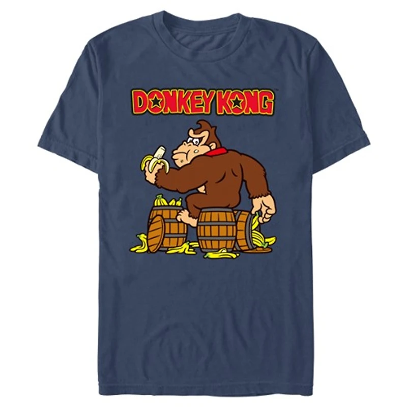 Donkey Kong Bananas Navy T-Shirt