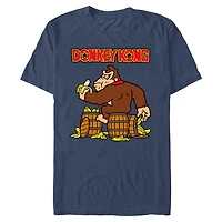 Donkey Kong Bananas Navy T-Shirt