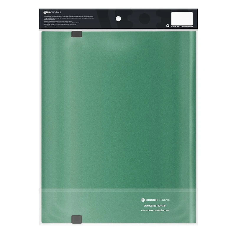 Biogenik Side Load Binder Dark Green 