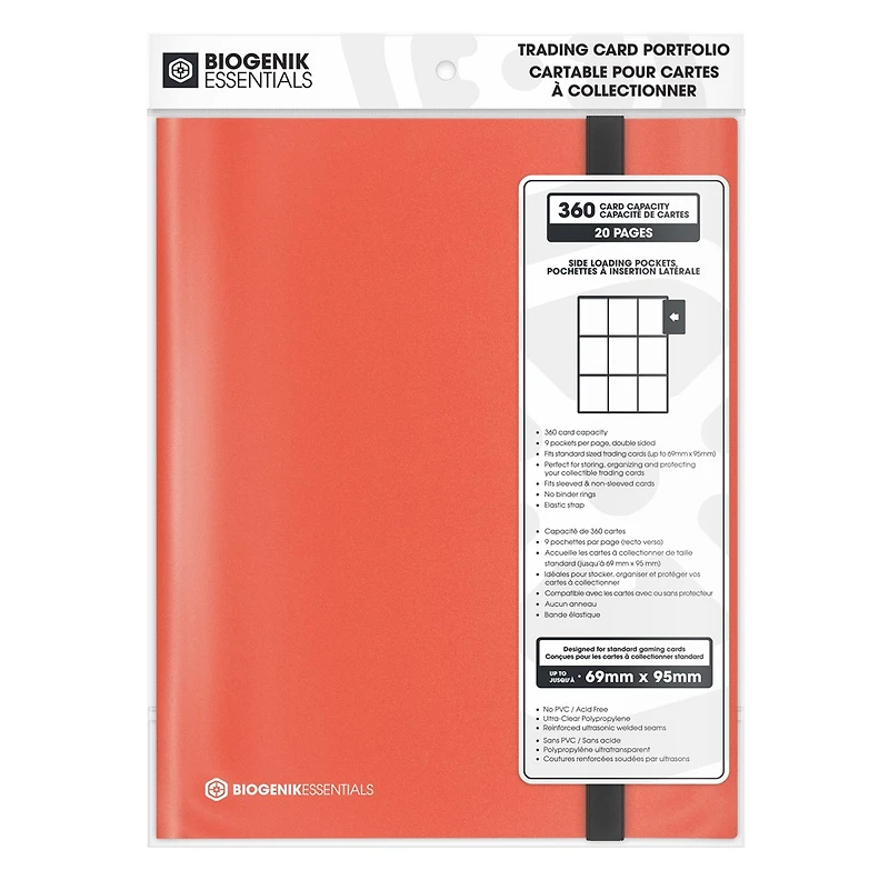 Biogenik Side Load Binder Orange 