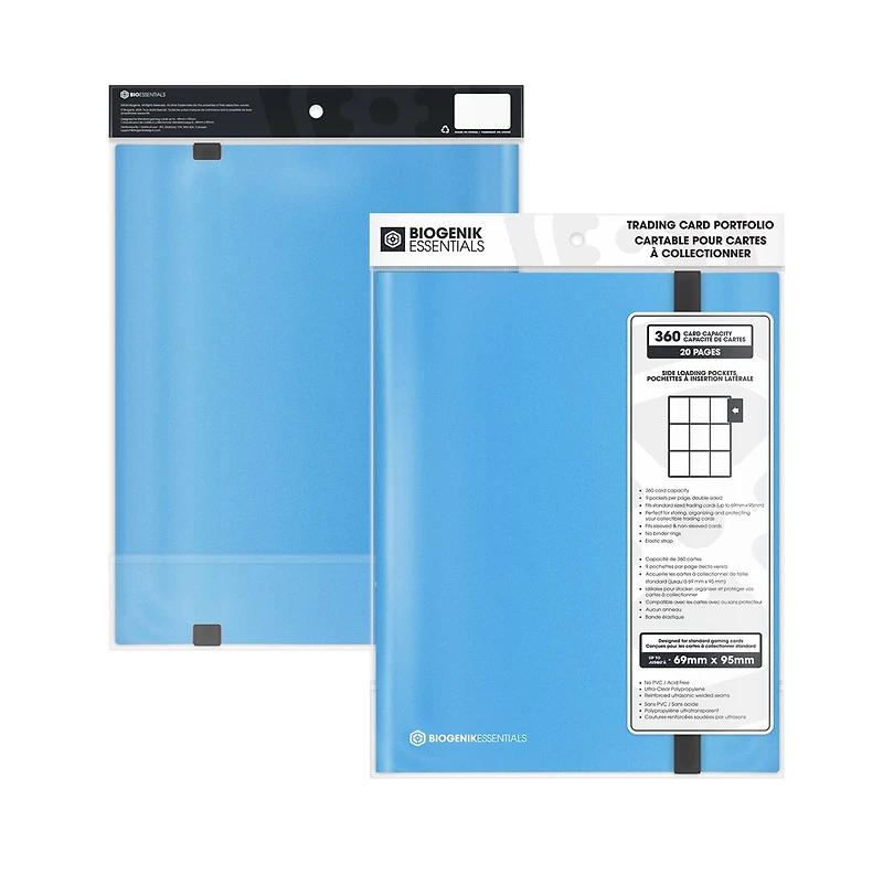 Biogenik Side Load Binder Sky Blue 