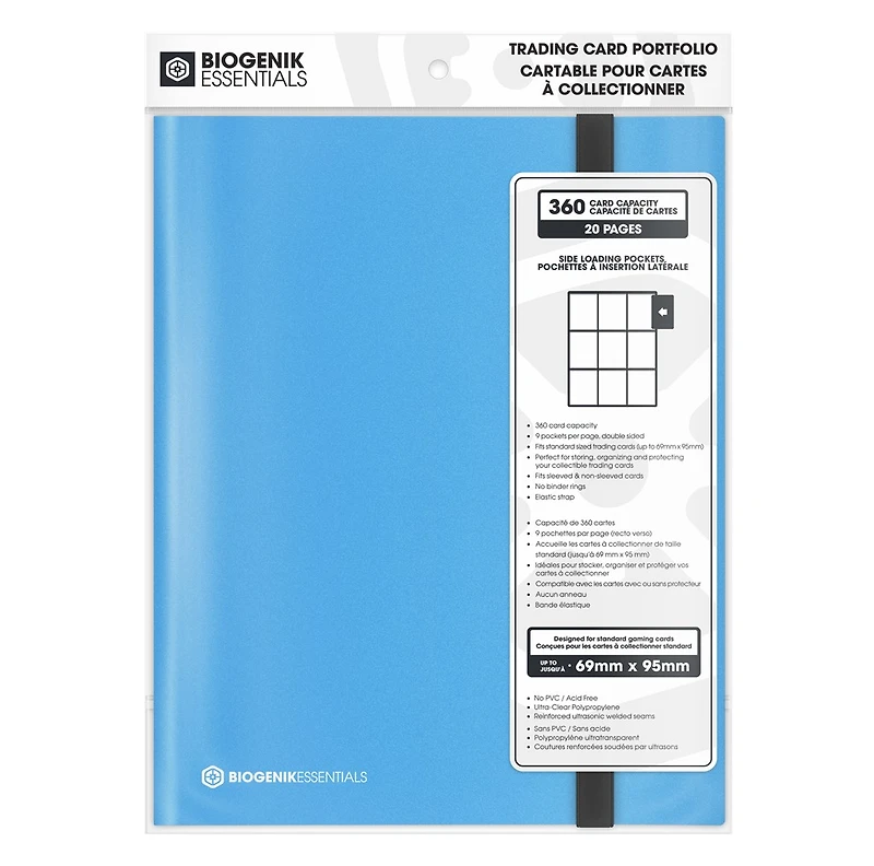 Biogenik Side Load Binder Sky Blue 