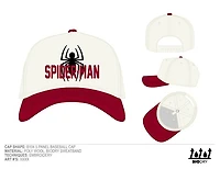 Spiderman White and Red Cap 