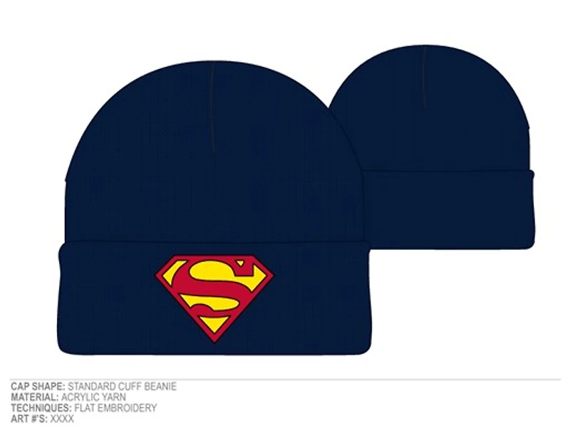 Superman Navy Blue Beanie
