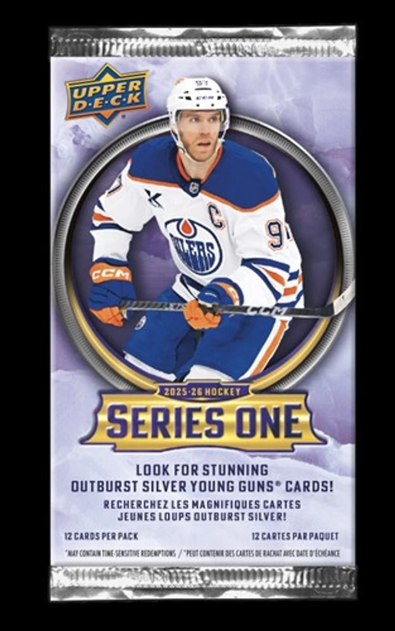 2025/26 Upper Deck Series 1 Hockey Booster 