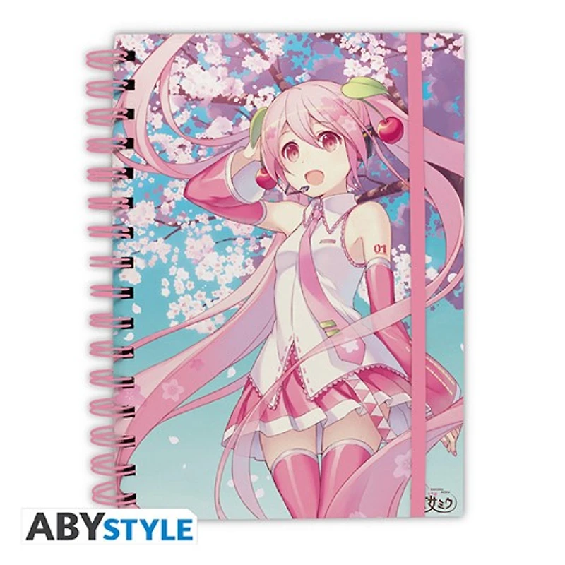 Hatsune Miku - Notebook A5 Spirale "Cherry Blossom" 