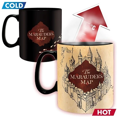 Harry Potter - The Marauder's Map Heat Change Mug, 16 oz. 