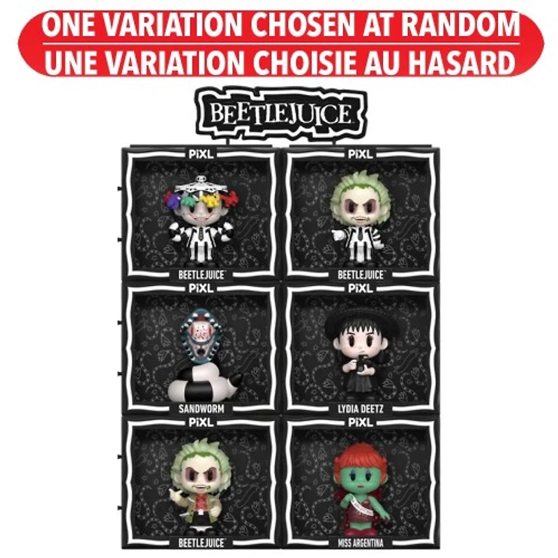 Thrilljoy Pix Beetlejuice Mystery Figure - Assorted – One Variation Chosen at Random