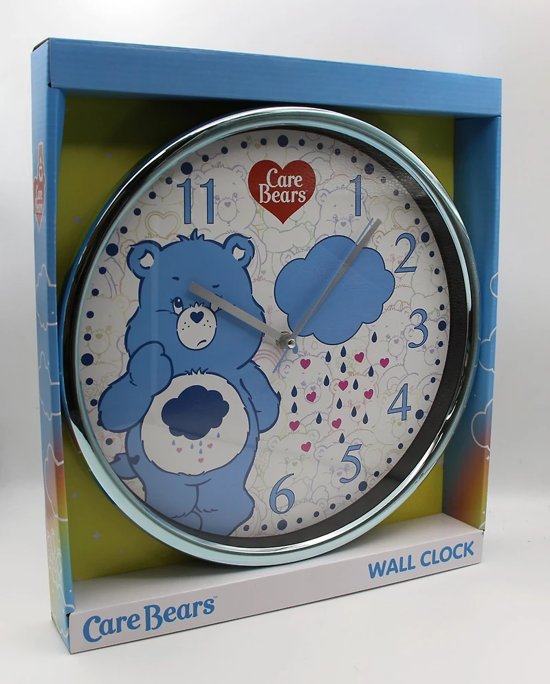 Horloge murale Care Bears pour enfants de 35,5 cm