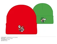 Super Mario Bros 2-Pack Beanies 