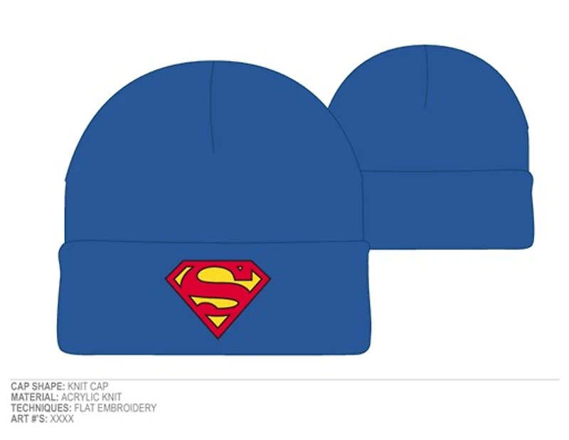 Superman Blue Beanie