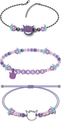 Pokemon Gengar Bracelets 3-Pack 
