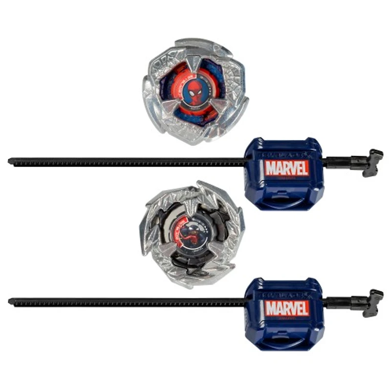 Beyblade X Marvel Spider-Man 3-60F vs Venom 3-80N Dual Pack Set 