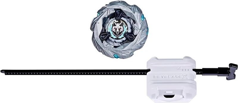 Hasbro Silver Sterling Wolf 3-80FB Beyblade X Starter UX-08 