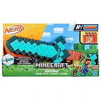 Nerf Minecraft Sword Dart Blaster, 8 Nerf N1 Darts 