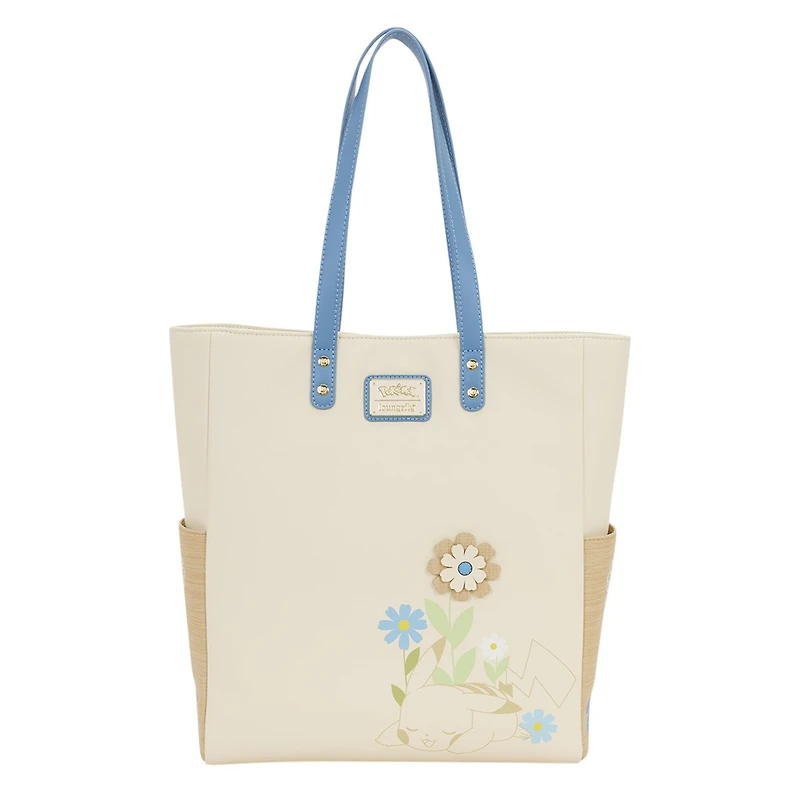 Pokemon Floral Tote Bag and Coin Bag Set
