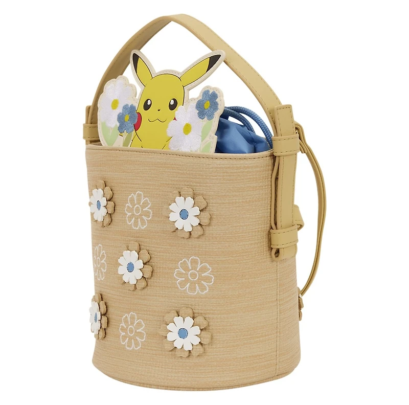 Pokemon Pikachu Floral Cross Body Bag